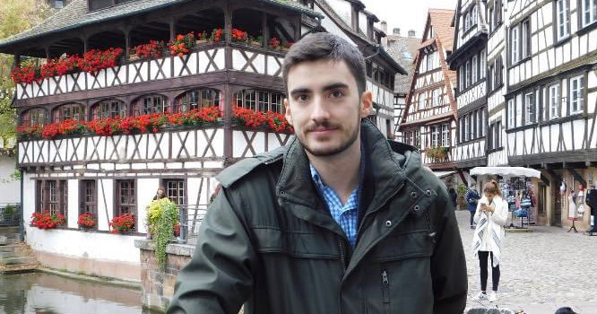 2011 AHS graduate Joe Granger visited Strasbourg, France while working at MANN+HUMMEL.